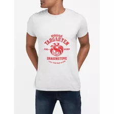 Polera Targaryen Drogonstone House Of Dragons Estampada 