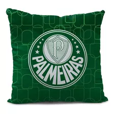 Almofada Time Brasileiro Palmeiras Palestra Verdão Futebol Cor Verde-escuro