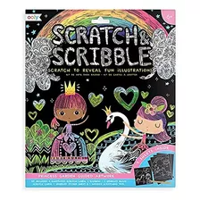 Ooly Set De Arte Scratch &amp; Scribble (princess Garden)