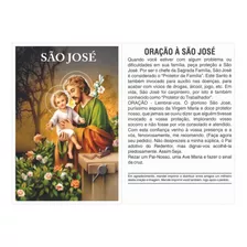 Um Cento Santinho São José Oração De Promessa 100 Folhetos