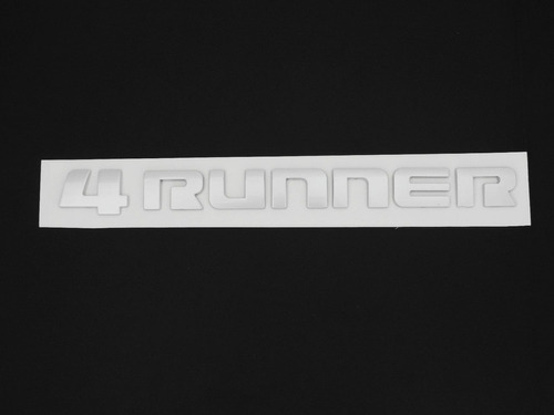 Emblema Trasero Para Toyota 4runner Gris/negro/cromo Foto 7