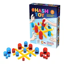 Jogo Hash Toys Jogo Da Velha Colorido Infantil Raciocínio