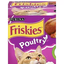 12 Pack Friskies Poultry Alimentos Húmedo Gatos