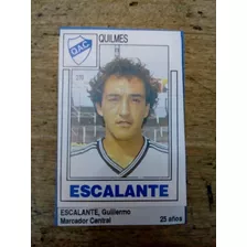 Recorte Figurita Quilmes Guillermo Escalante