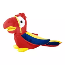 Arara De Pelúcia 40cm Antialérgica - Bichos De Pelúcia 