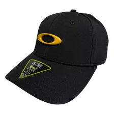 Boné Oakley Tincan Aba Curva - Preto E Amarelo