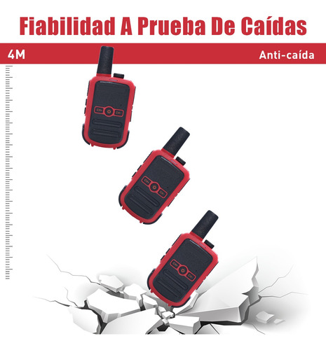 Radios De Comunicacin Largo Alcance Walkie Talkie Porttil Foto 7