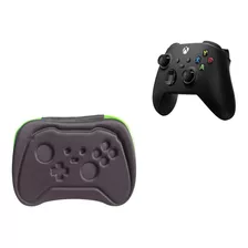 Case Capa Protetora Para Novo Xbox Series S Pto Zíper Verde