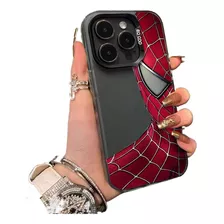 Funda Para iPhone 11 12 13 14 Spiderman Silicona Líquida