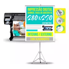 Impressão Banner Personalizado Faixa 2,3 X 2,8 M ; 230 X 280