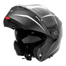 Capacete Mormaii V1 Cruise Escamoteável Preto Fosco