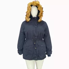 Sobretudo Jaqueta Parka De Frio Com Capuz Plus Size Moderno