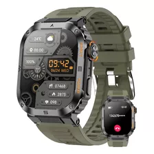 Reloj Inteligente Hombre Militar Impermeable Bluetooth Call