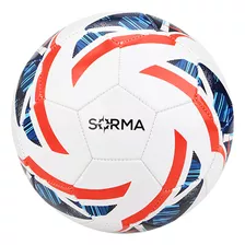 Pelota Fútbol Sorma Básica N5 En Blanco Y Naranja | Dexter