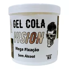 3 Gel Cola Vision Barbearia Profissional Mega Fixação 1kl