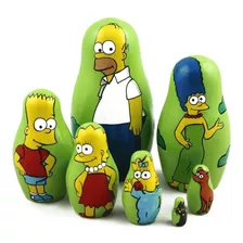 Los Simpsons Munecas Rusas Matrioska Tv Movie Set 7pc