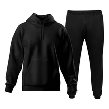 Abrigos Masculinos Calça De Moletom + Blusa De Frio Peluciad