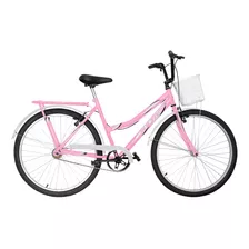 Bicicleta Feminina Aro 26 Summer Retro Vintage Cestinha