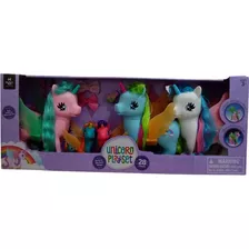 Set Ponys Unicornio - 28 Piesas