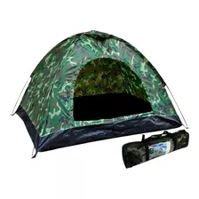 Carpa Igloo 4 Personas Armado Automatico Impermeable Camufl Color Camuflada