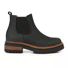 Botineta Bota Mujer Cuero Chelsea Borcego Briganti Zapato