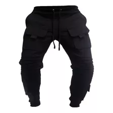 Joggers Hombre Pantalon Cargo Plizado Buzo Emoji