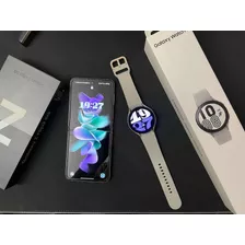 Samsung Galaxy Z Flip 3 - 128 Gb Creme + Galaxy Watch 4 44mm