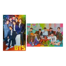 Poster Cromo Artistas Bts Bangtan Boys Coreano X2