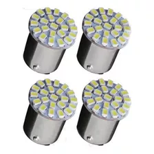 4 Lampada Strobo Led 1157 2 P 22 Smd 12v Lanterna Freio 