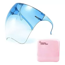 Kit Careta Protectora Facial Face Shield Y Porta Cubrebocas