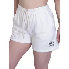 Short Umbro Basic Mujer Moda Crudo