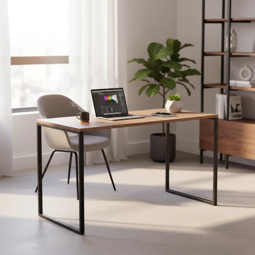 Mesa Computador Home Office P Suporte Pronta Entrega Carvalho