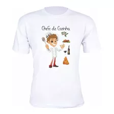 Camiseta Profissão Chefe De Cozinha Ref2