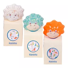 Naninha Bebê Paninho Kit 03 Peças Com Prendedor Chupeta