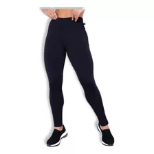 Calça Legging Suplex Flanelada Com Elástico No Cós