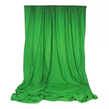 L3nz Fondo Fotográfico De Tela Muselina Verde Chroma 3x3 Mts