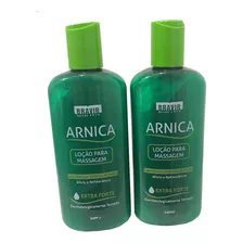 2 Frascos Loção Massagem Muscular Bravir Arnica 240ml - 