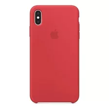 Capa Capinha Silicone Case Compatível iPhone XS Cor Vermelho