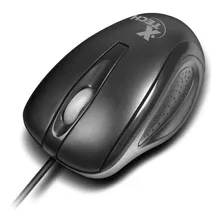 Mouse Xtech Xtm-175 Óptico 1000dpi Usb 3 Botones Color Negro