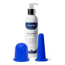 Cellufree Kit Skin Total 2 Ventosas + Aceite Bifásico