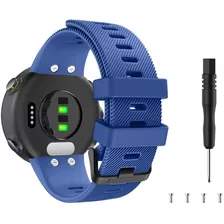 Malla De Silicona Azul Para Garmin Forerunner 45/45s/swim 2