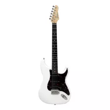 Guitarra Elétrica Giannini G-101 Standard Stratocaster 1h2s Cor Branco Tortoise Material Do Diapasão Madeira Técnica Orientação Da Mão Destro