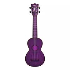 Ukelele Soprano Waterman Fluorescente Morado