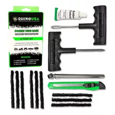 Kit Para Parchar Repara Neumáticos Llanta Moto Rzr Auto Bici