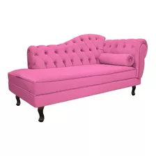 Recamier Diana 140cm Lado Esquerdo Corano Pink - Adj Decor