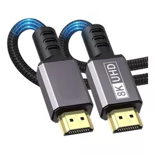 Cable Hdmi 2.1 Certificado 8k 4k Ps5 Play 5 Xbox 3 M Metros