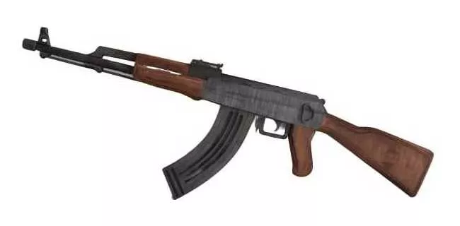 Fusil Ak-47 Hecho En Madera, Tamaño Real