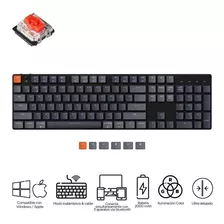 Teclado Mecánico Keychron K5 Inalámbrico 104 Teclas -negro Color Del Teclado Negro Idioma Inglés Us Internacional