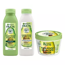 Garnier Fructis Aguacate Shampoo, Acondicionador, Mascarilla