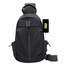 Mochila Morral Bolso Con Puerto Usb Impermeable Anti Robo